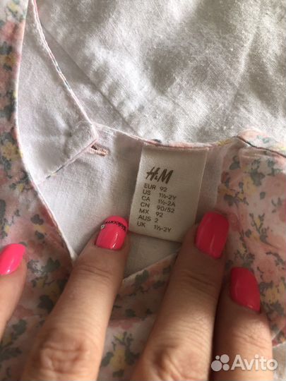 Летнее платье на девочку