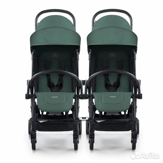 Коляска прогулочная для двойни Bumprider Connect 3