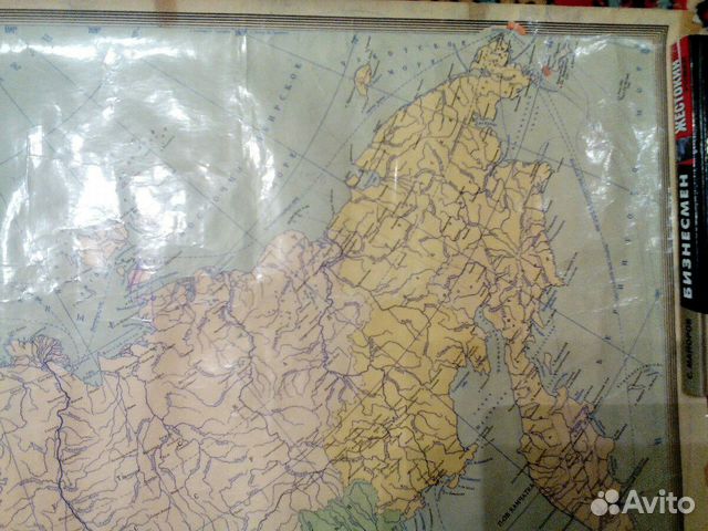 Карта ссср,маштабная/1975 г объявление продам