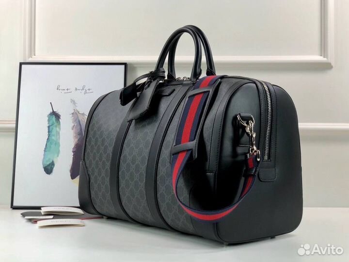 Сумка дорожная Gucci GG supreme duffle