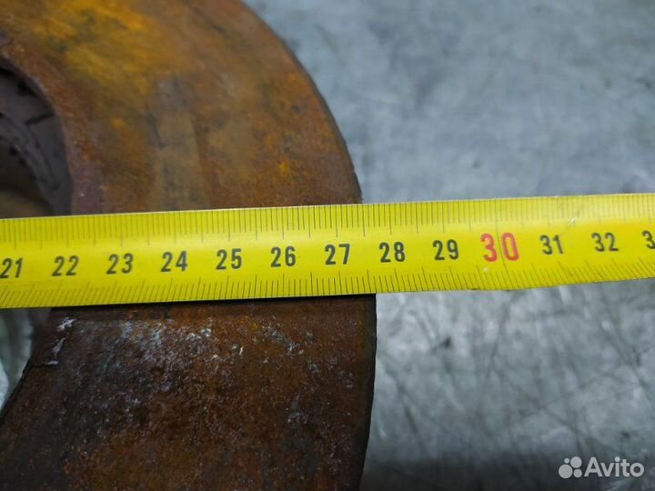 Диск тормозной передний вентилируемый Fiat Ducato