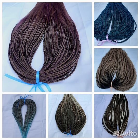 Афрокосы готовый комплект, дредокудри бу, де косы