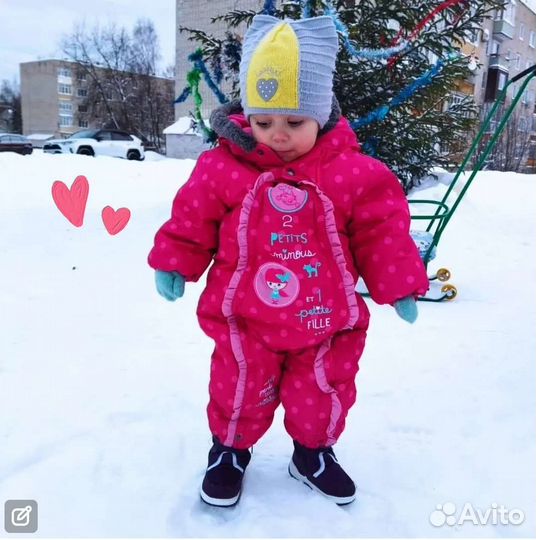 Зимний комбинезон для девочки