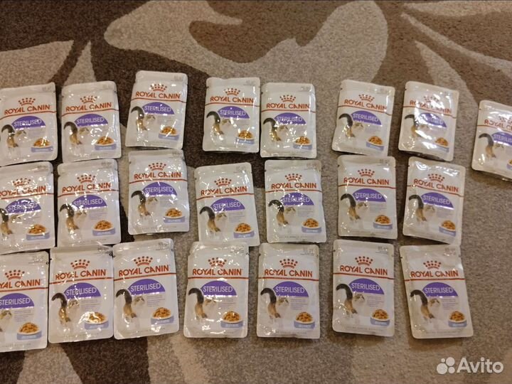 Продаю корм royal canin sterilised в желе
