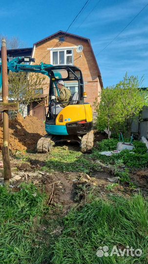 Услуги мини экскаватора ямобура