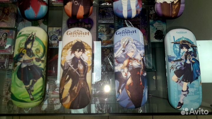 Ровые футляры для очков Genshins