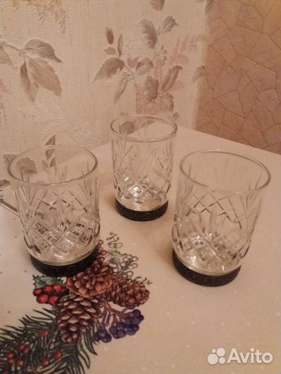 Винтажные,хрустальные рюмочки и стопки СССР