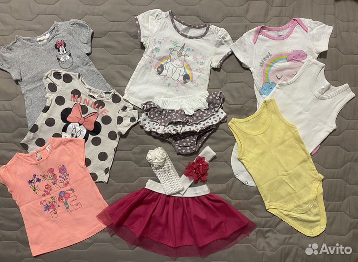 Вещи для девочки 74р