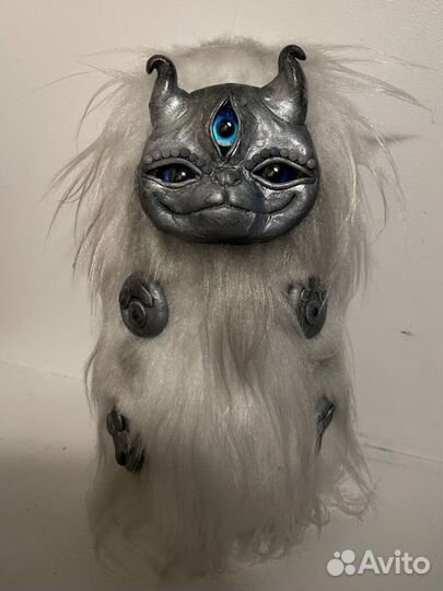 Игрушка из полимерной глины и меха