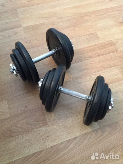 Продаю разборные гантели (грифы и блины)