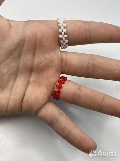 Кольца из бисера