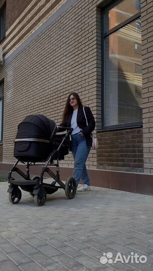 Детская коляска 2в 1 luxmom 555