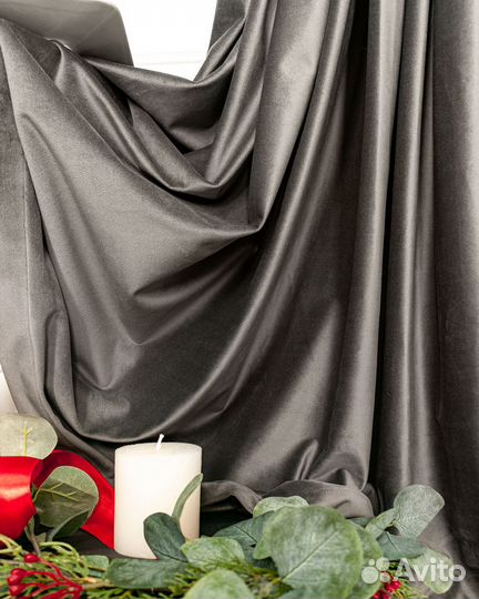 Портьеры бархат Беллиссимо Муссон шторы