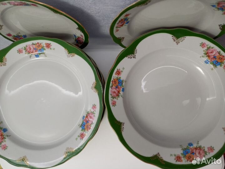 Тарелки сервиза Дулево Воспоминание,тарелки Япония