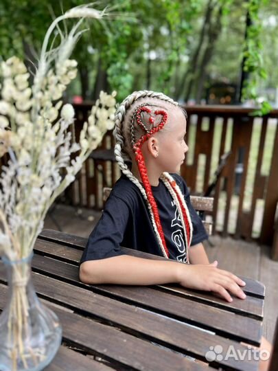 Афрокосички, прически, канекалон