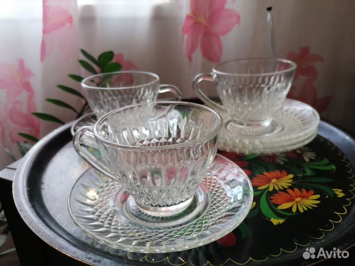 Чайные кофейные пары стекло