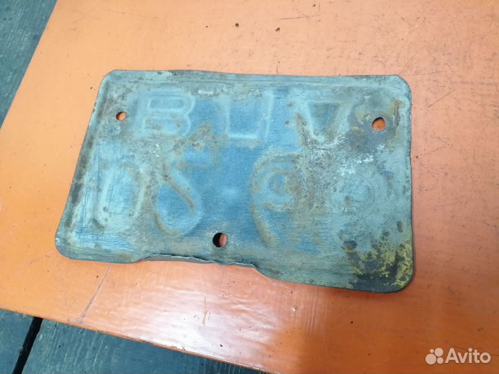 Номер чёрный мото