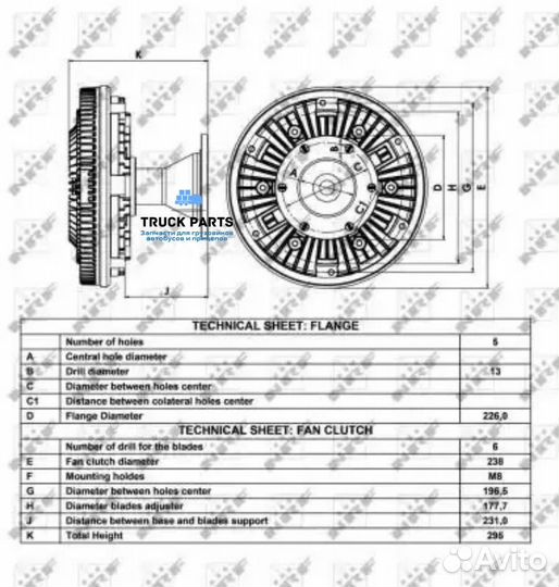 NRF 49022 Гидромуфта
