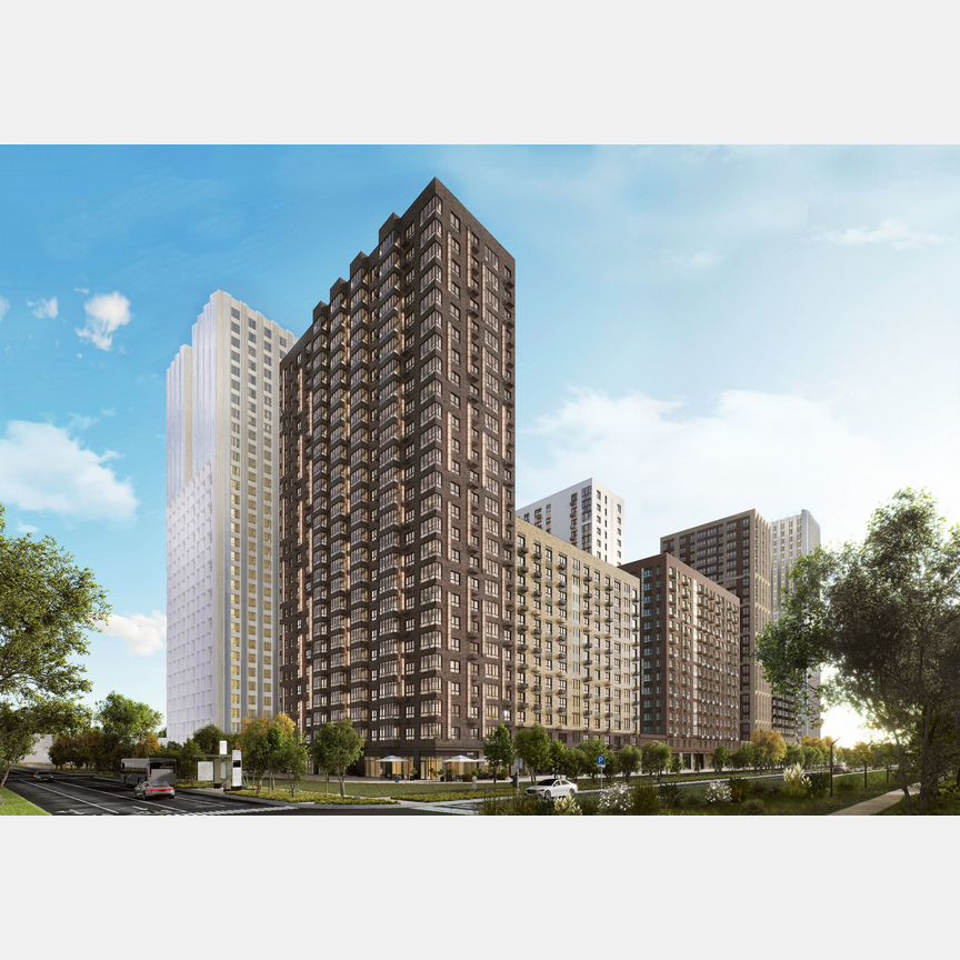 2-к. квартира, 66,6 м², 3/23 эт.