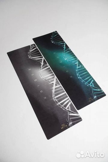 Коврик для йоги из каучука + микрофибра