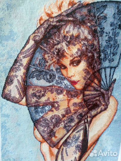 Картина вышитая крестом