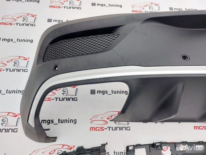 Диффузор 53 AMG Chrome на Mercedes GLE-Coupe C167