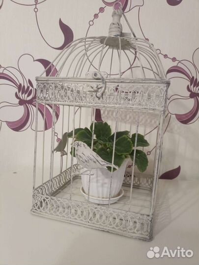 Клетка декоративная Кашпо Подсвечник