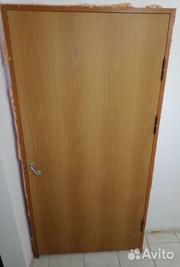 Деревянная входная дверь широкая 100*200см полотно