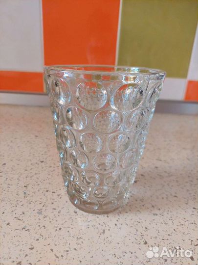 Ваза для цветов хрустальная