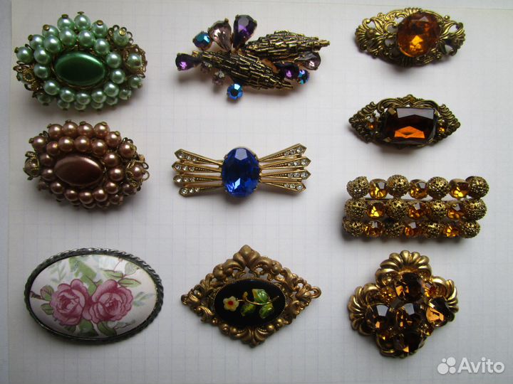 Винтажная брошь времен СССР 60-80гг