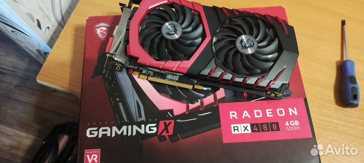 Видеокарта rx480 4gb