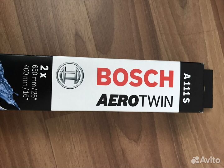 Щетки стеклоочистителя 650мм/400мм bosch aerotwin