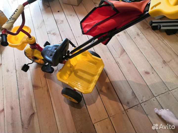 Велосипед детский трёхколёсный