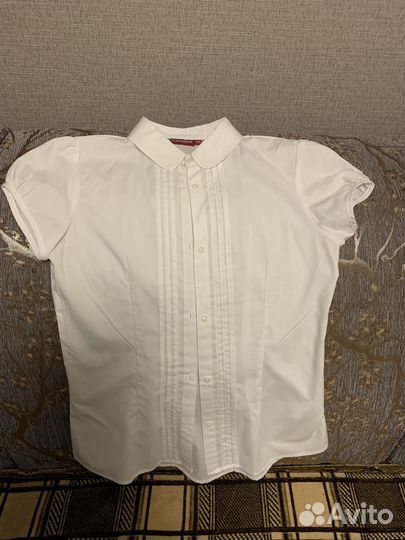 Блузка рубашка для девочки 140-146-152