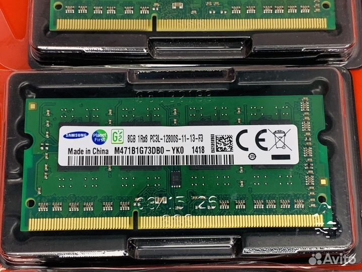Озу DDR3L 8Gb sodimm Samsung 1600MHz новая