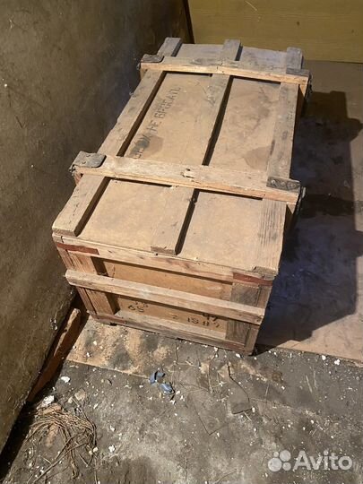 Ящик деревянный военный