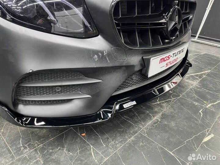 Губа решетка диффузор насадки E-class W213 дорест