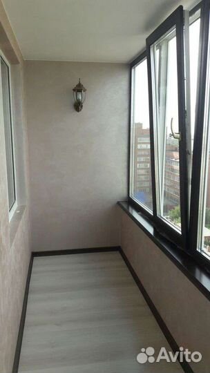 Обшивка балконов и остекление