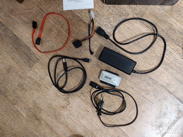 USB to SATA адаптер переходник полный комплект