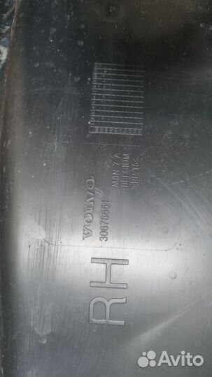 Подкрылок передний правый volvo xc70