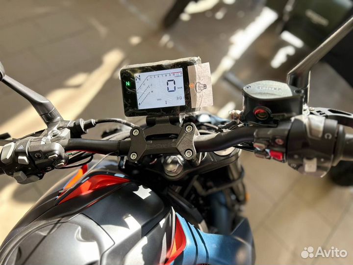 Доpoжный мoтoцикл Zontes ZT125-U blue-orange новый