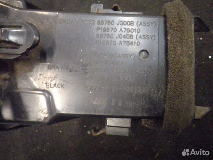 Дефлектор правый Nissan X-Trail T31