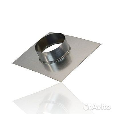 Накладка с патрубком D 135 нерж