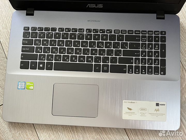 Ноутбук asus VivoBook X705UF-GC011T, 17.3