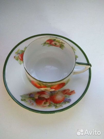 Чайная пара фабрики М.С Кузнецова (въ Твери)