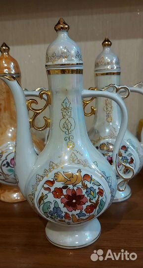 Кувшин- Чайник восточный СССР/ ручная роспись