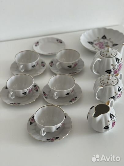 Сервиз Лфз роза в ромбе СССР