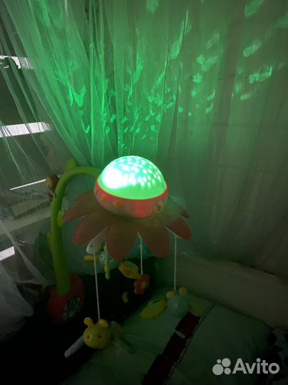 Мобиль Проектор звёздное небо на кроватку