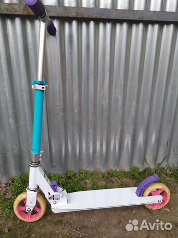 Самокат складной двух колёсный подростковый
