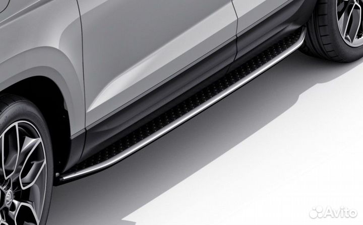 Оригинальные пороги Skoda Karoq